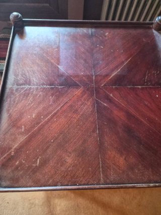 Mesa auxiliar 3 niveles madera