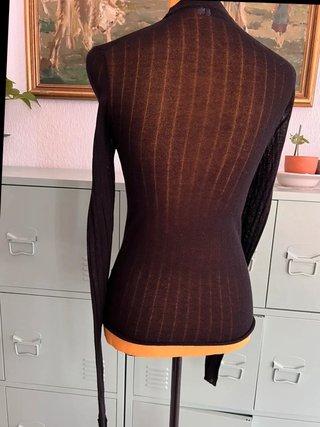 Naf Nag Black ribbed Lightweight Knit Sweater