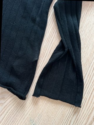 Naf Nag Black ribbed Lightweight Knit Sweater