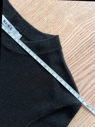 Naf Nag Black ribbed Lightweight Knit Sweater