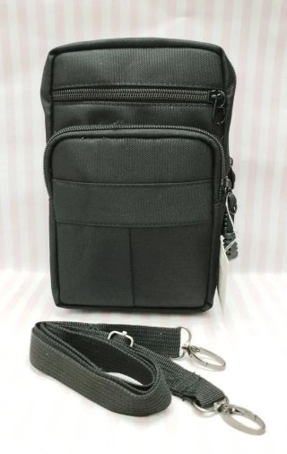 NUEVO: BOLSO TÁCTICO RIÑONERA NEGRA. OFERTA