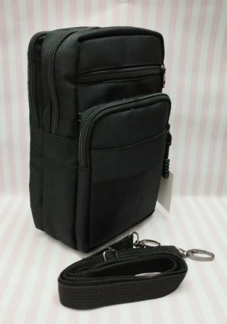 NUEVO: BOLSO TÁCTICO RIÑONERA NEGRA. OFERTA