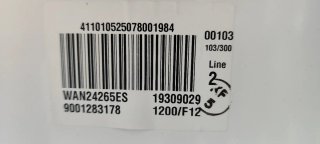 Lavadora Bosch WLM68 8kg