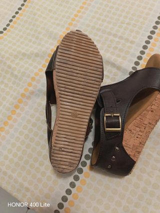 Sandalias Marrones Cuña