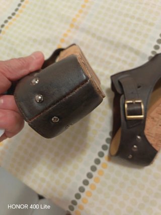 Sandalias Marrones Cuña