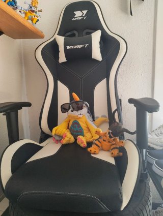 Silla Gaming Drift Negra y Blanca