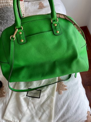 Bolso Michael Kors Verde y Dorado