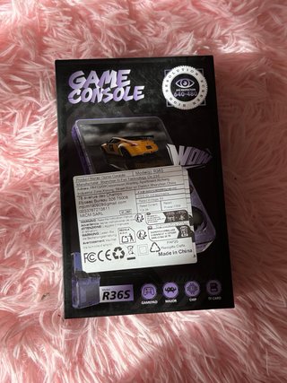 Consola Retro Portátil R36s Negra