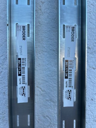 Estantería Broder Ikea Metal Plata