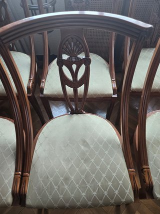 Conjunto 6 Sillas Clásicas Madera Vintage