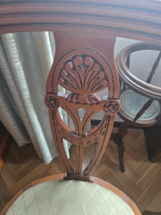 Conjunto 6 Sillas Clásicas Madera Vintage