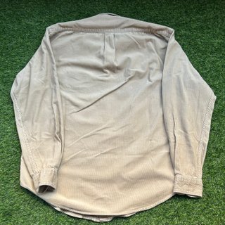 Camisa Pana Vintage Beige Hombre Talla L