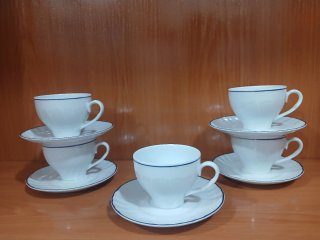 Juego 5 Tazas Platos Té Café VERSALLES 640513926