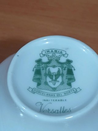 Juego 5 Tazas Platos Té Café VERSALLES 640513926