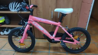 Bicicleta infantil rosa