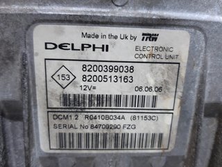 Renault 8200399038 centralita motor clio 1102100