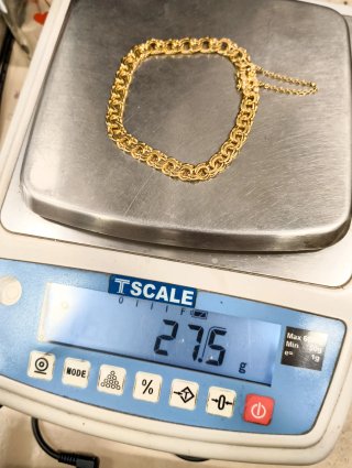 Pulsera Oro 18kt Cadena Hungarina 22cm