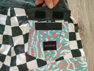 Bañador Quiksilver Talla S Checkerboard