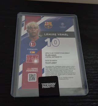 TOTAL FOOTBALL 25-26 : LAMINE YAMAL NUMERADA /99