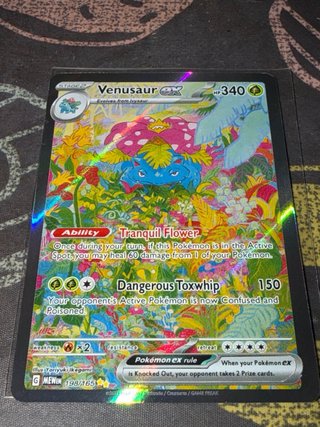 Carta Pokémon Venusaur EX 198/165