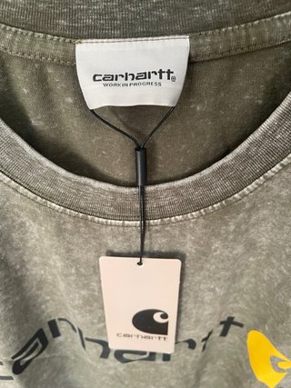 Camiseta Carhartt Verde Lavado