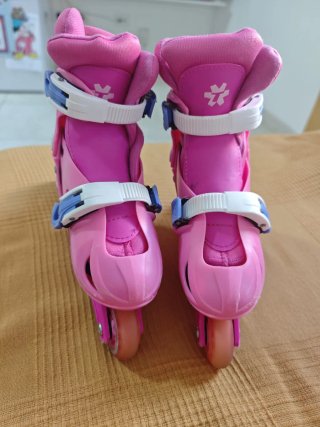 Patines en línea rosas para niña Talla 29 a la 32