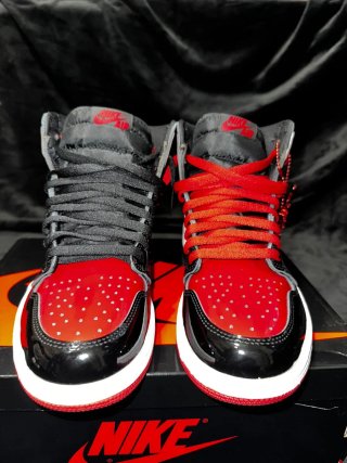 Nike Air Jordan 1 Retro High OG Bred Patent