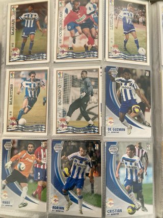 72 Cromos R.C. Deportivo La Coruña Antiguos