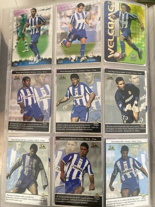 72 Cromos R.C. Deportivo La Coruña Antiguos