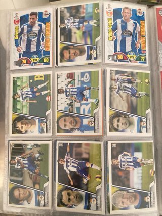 72 Cromos R.C. Deportivo La Coruña Antiguos