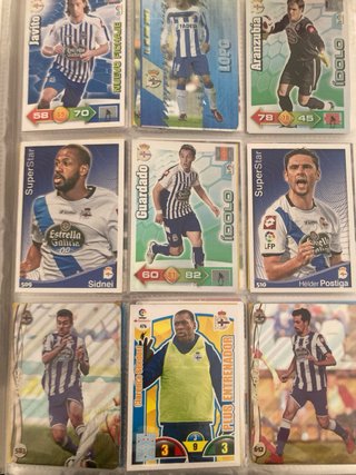 72 Cromos R.C. Deportivo La Coruña Antiguos