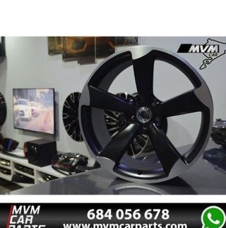 Llantas AUDI A3 A4 Q3 Negra Mate AU040