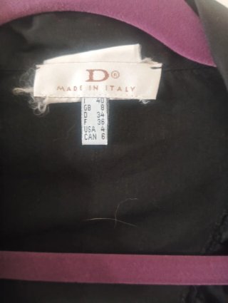 Camisa negra S con varillas