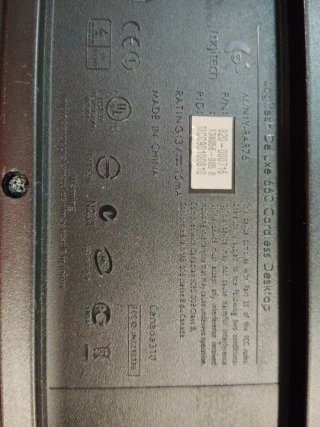 Teclado Logitech Inalámbrico Negro