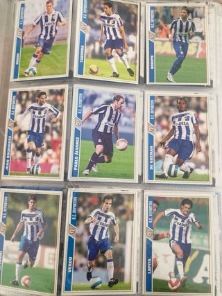 36 Cromos Deportivo de La Coruña sin repeticiones