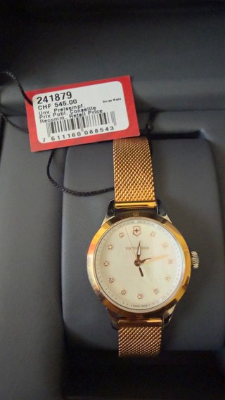 Reloj Victorinox Swiss Army Dorado/Blanco