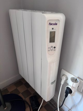 5 Radiadores Eléctricos Facula Blancos