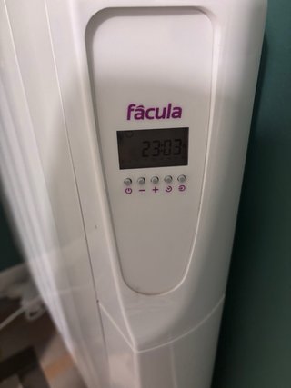 5 Radiadores Eléctricos Facula Blancos