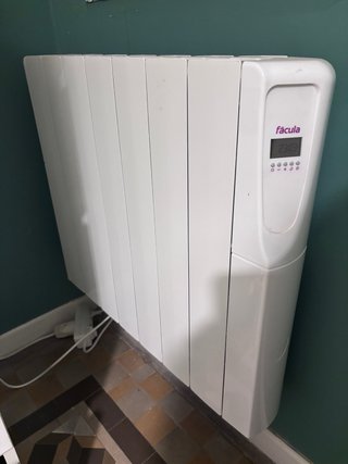5 Radiadores Eléctricos Facula Blancos