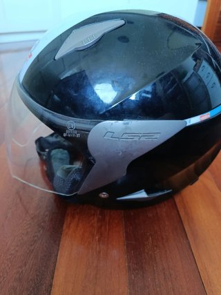 Casco Moto LS2 Talla L Negro