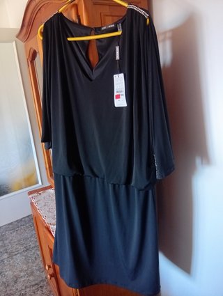 Vestido estampado floral y encaje