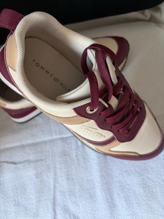 Deportivas Tommy Hilfiger Beige/granate