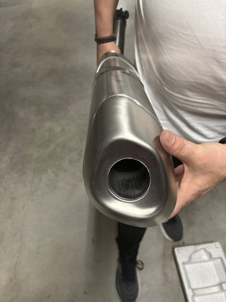 Tubo de escape moto