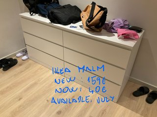 Cómoda IKEA MALM Blanca