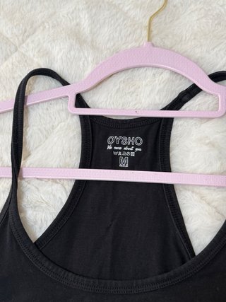 Camiseta tirantes Oysho negra