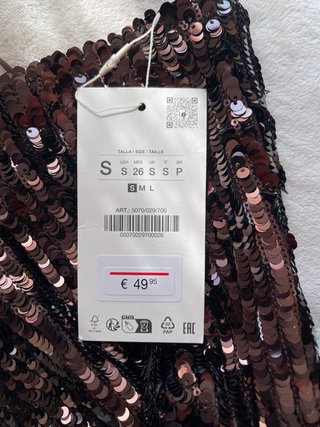 Vestido de fiesta Zara nuevo con etiqueta