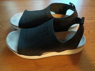 Sandali Melluso Walk Neri Tessuto Donna Tg 38