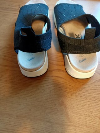 Sandali Melluso Walk Neri Tessuto Donna Tg 38