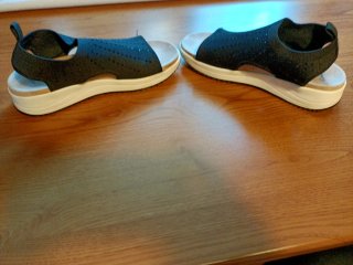 Sandali Melluso Walk Neri Tessuto Donna Tg 38
