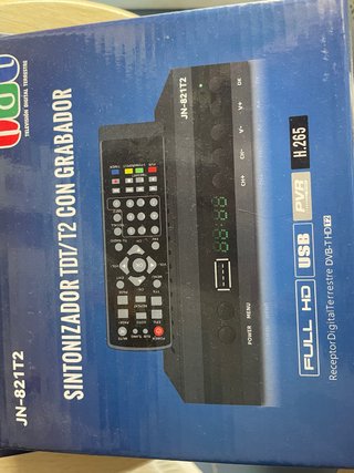 Sintonizador TDT/T2 con Grabador JN-821T2